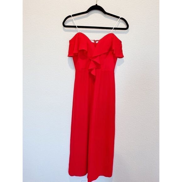 NWOT Amanda Uprichard Matisse Ruffle Jumpsuit - Picture 8 of 12
